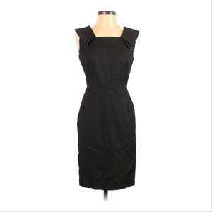 Banana Republic Women's Size 4 Black Gray Casual Work Cocktail Knee Length Dress